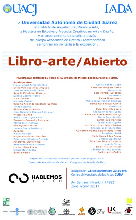CartelLibroarteabierto2012